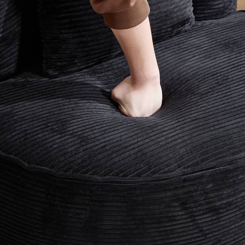 Plush Lounger Soft Sofa No Assembly Required