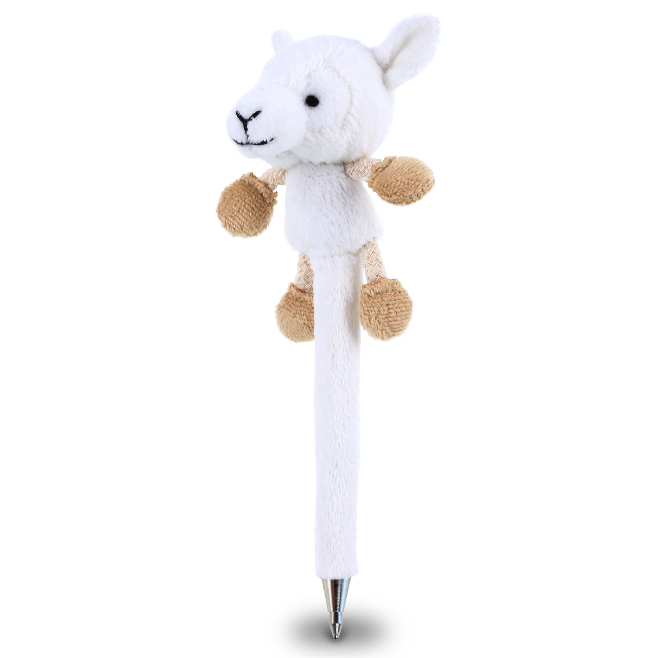 DolliBu Llama Plush Pen - Soft Stuffed Animal Ballpoint Novelty Pen