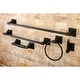 preview thumbnail 8 of 9, Kingston Brass Monarch 5-Piece Bathroom Accessory Set Oil Rubbed Bronze