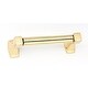 preview thumbnail 2 of 1, Alno A6560 Cube 7-1/2" Wide Horizontal Tissue Holder Unlacquered Brass