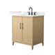 Option White Oak / Giotto Quartz Top / Matte Black
