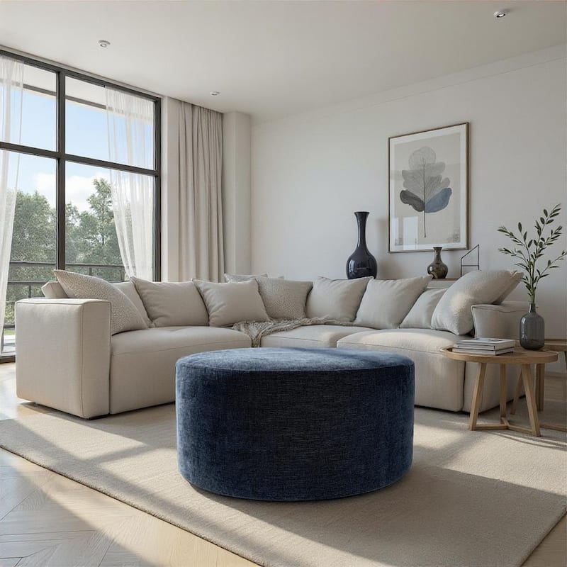 Komodo Navy Universal 36 Round Ottoman