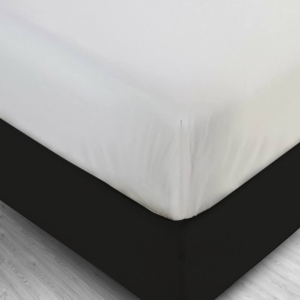 Plastic Mattress Protector Fitted, Waterproof Vinyl Cover, Heavy Duty