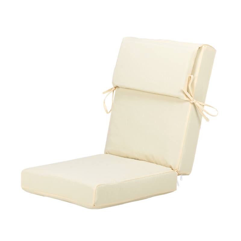 Aoodor 4.1" Outdoor Seat / Back Cushion - Cream Yellow