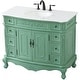 preview thumbnail 3 of 9, Elegant Lighting VF10142-VW Danville 42" Free Standing Single Basin