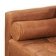 preview thumbnail 13 of 33, Poly & Bark Napa 82" Leather Pull-Out Convertible Sleeper Sofa - Full Grain Genuine Italian Leather