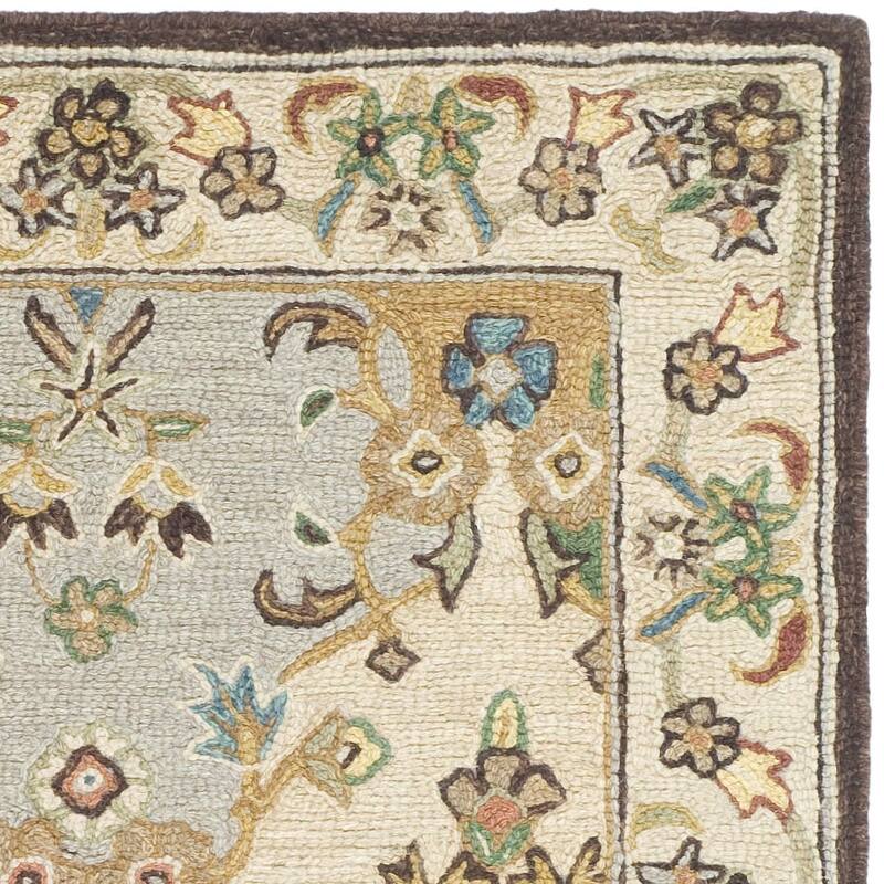 SAFAVIEH Handmade Roslyn Husnida Modern Floral Wool Rug