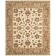 preview thumbnail 2 of 8, SAFAVIEH Handmade Stratford Vidija Traditional Oriental Wool Rug 8' x 10' - Ivory/Dark Beige - Rectangle