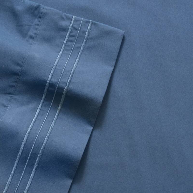 Sweet Home Collection 18"-24" Extra Deep Pocket, Double Brushed Microfiber Sheet Set