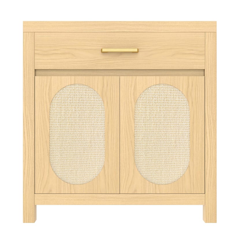 Rossetta Wooden Washroom Hidden Cat House Box Enclosure with Natural Sisal Scratch Pads Doors