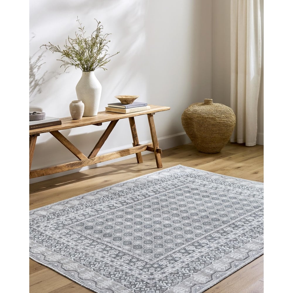 Our PNW Home x Livabliss Rainier Cottage Border Washable Area Rug