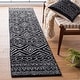 preview thumbnail 14 of 84, SAFAVIEH Tulum Shima Moroccan Boho Distressed Rug 2' x 11' Runner - Black/Ivory