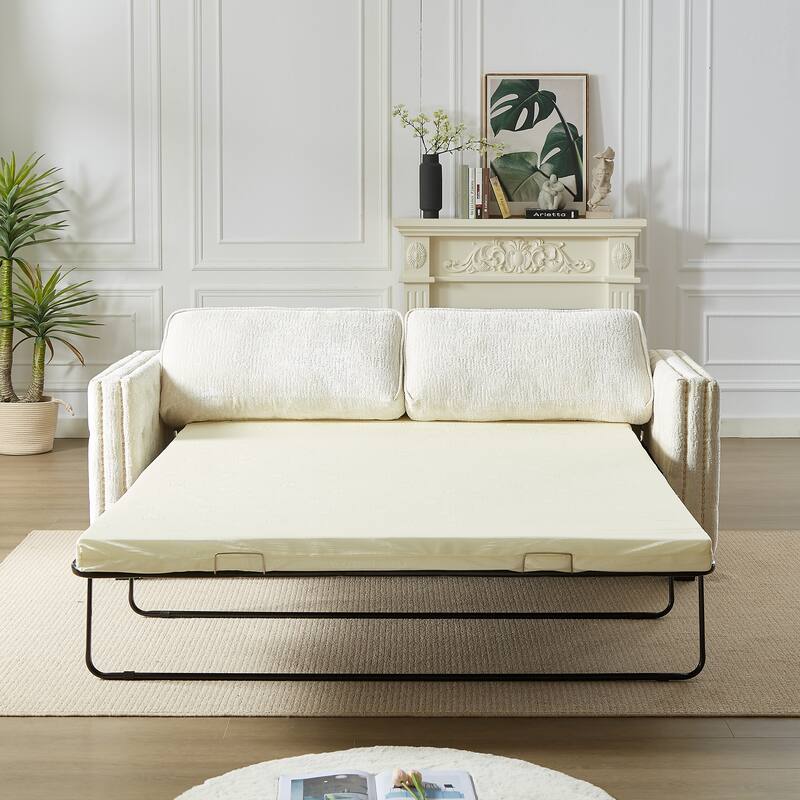 Luxurious Chenille Couch with Sleeper Sofa Bed, Easy Assembly, and Ultimate Comfort