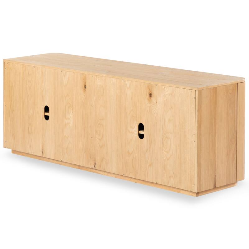 SAFAVIEH Couture Liadonna 4 Door Wood Sideboard - 71"W x 18"D x 26"H