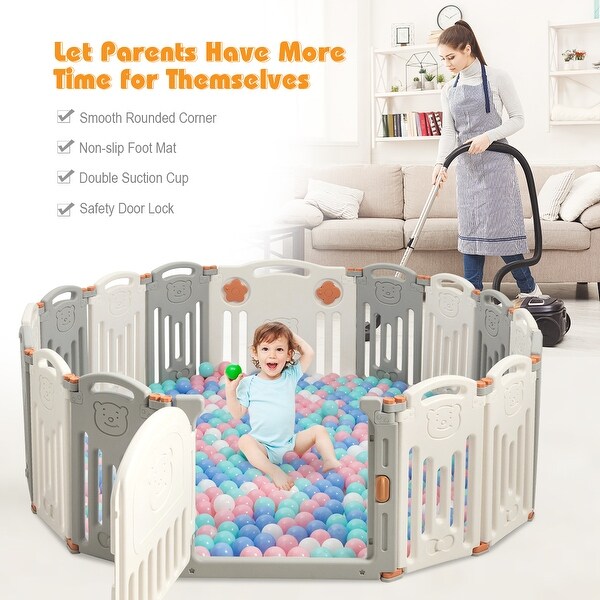 16 panel play yard