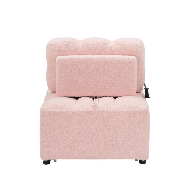 Convertible Teddy Sofa - 40.2-Inch Sofa Bed for Apartment or Office