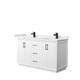 Option White, Black Trim, White Quartz Top
