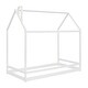 preview thumbnail 9 of 45, Twin Solid Wood Bed with House Design & Guardrails - Safe & Fun