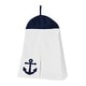 preview thumbnail 5 of 4, Sweet Jojo Designs Navy Blue Anchors Away Collection 4-piece Bumperless Crib Bedding Set