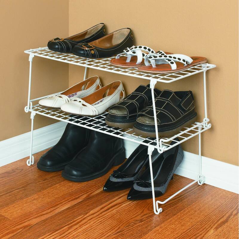ClosetMaid White Stack and Hang Wire Shelf