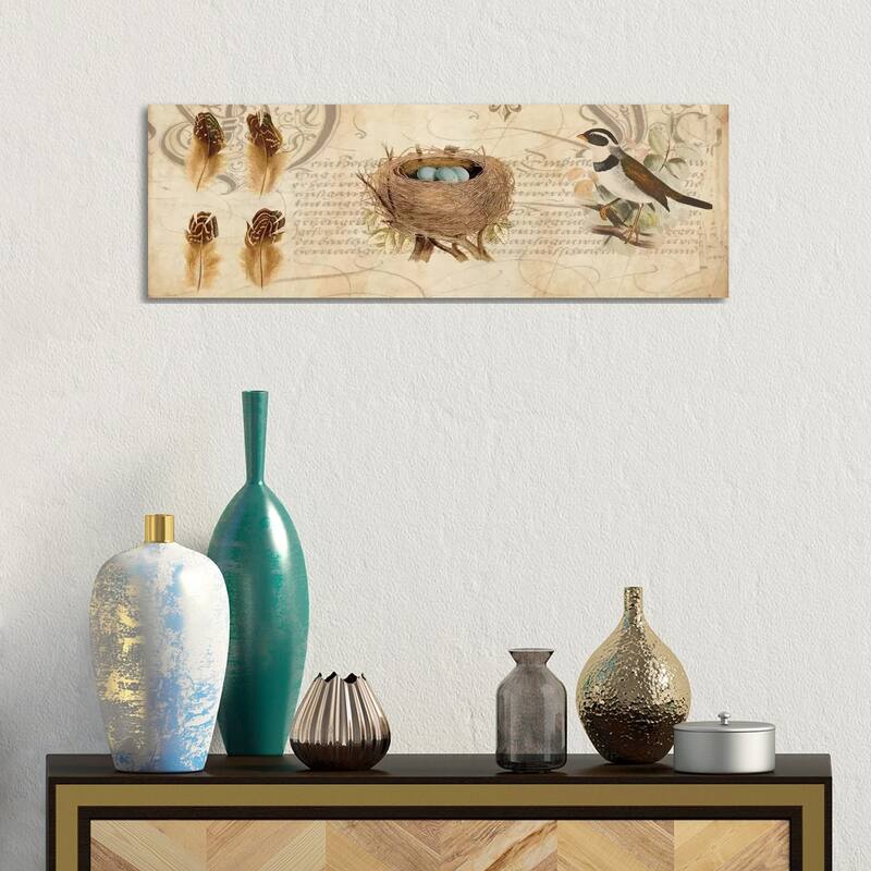 iCanvas "Nesting I" by Deborah Devellier Canvas Print - 12x36x1.5
