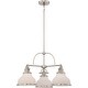 preview thumbnail 6 of 4, Quoizel Grant 3-Light 16" Transitional Chandelier in Brushed Nickel