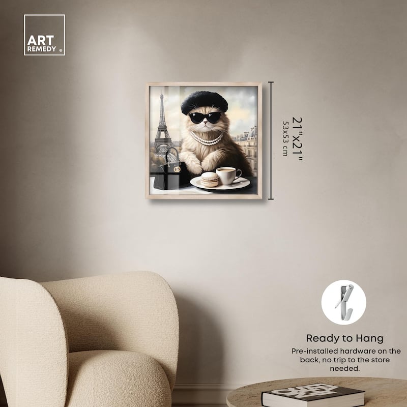 Cat in Paris Treats Shadowbox by Art Remedy