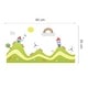 preview thumbnail 3 of 2, Walplus Happy Hills Kids Children Wall Sticker Nursery Decor Decal