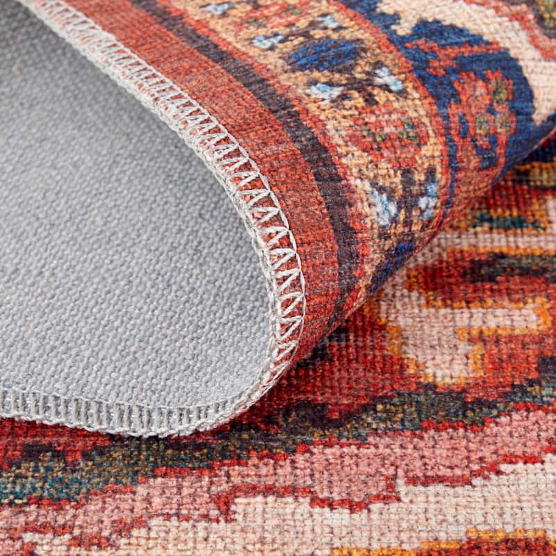 Birchlawn Medallion Bohemian & Eclectic Area Rug - 10'-6" x 14'