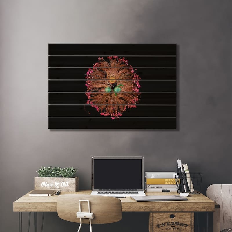 Colors Of Life Print On Wood by Sujon Adikary - Multi-Color