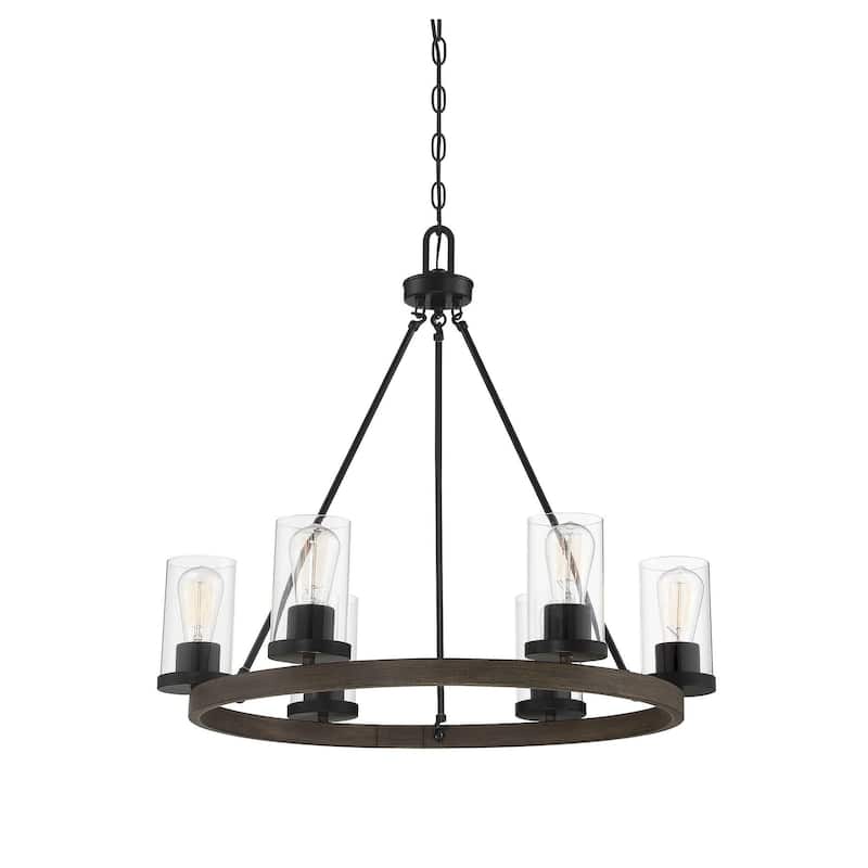 Meridian M10070 5 Light 27" Wide Ring Chandelier