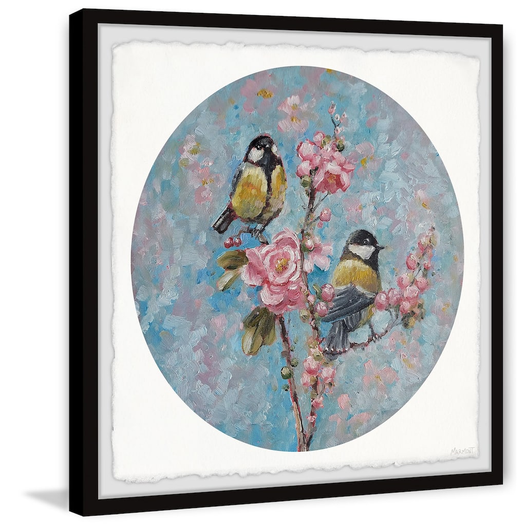 Perching Birds Framed Print