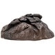 preview thumbnail 8 of 41, Outdoor Artificial Landscaping Rock Well Pump Cover Fiberglass Boulder River Brown - Medium