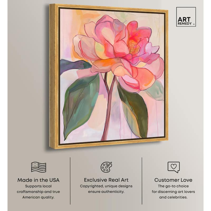 Softly Unfurling I Canvas by Art Remedy