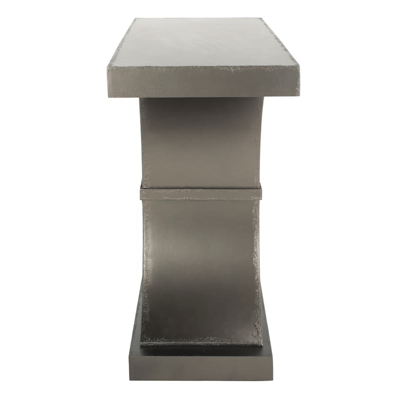 Distressed Hedwig Black SAFAVIEH Dryden Console. - 40" W x 16" D x 32" H - 40Wx16Dx32H
