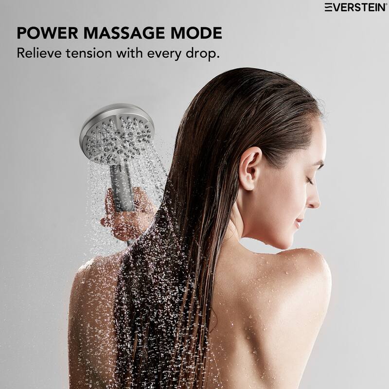 3-Function Thermostatic Shower Faucet With Pressure Balance