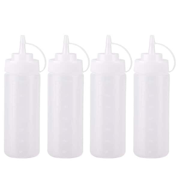 Kitchen Supply Squeeze Bottles: Set of 3, 8-oz