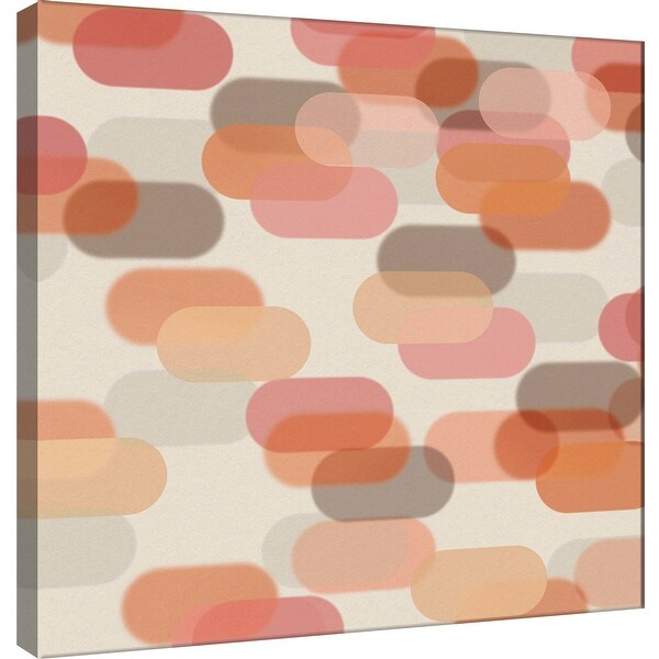 PTM Images 9-101085 PTM Canvas Collection 12" x 12" - "Transitions R" Giclee Abstract Art Print on Canvas