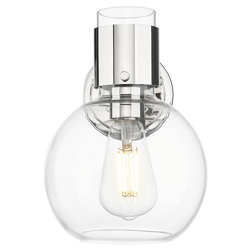 Innovations Lighting 464-1W-G464B-7CL Lawton Sphere 9" Tall Bathroom