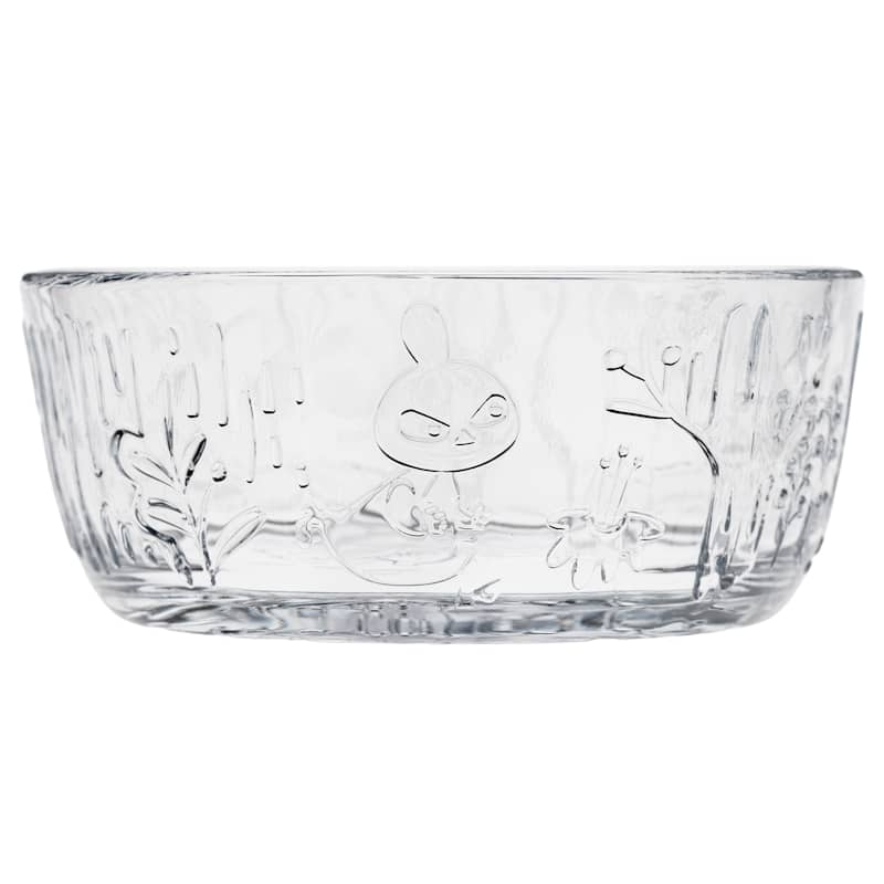 Moomin Glass Bowl 11.8oz - Clear