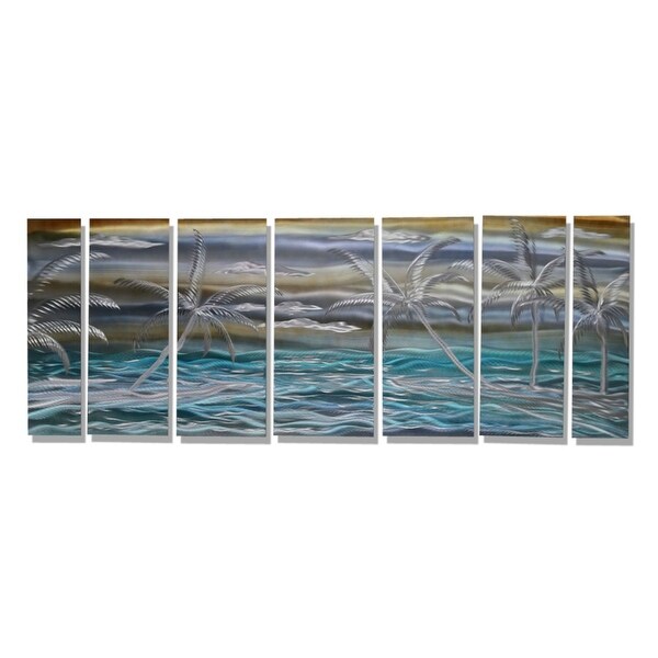 Tropical Fish Teal Tainted Wall Art 7 1 2 X 7 1 2 Wall Pediments