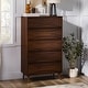 preview thumbnail 4 of 27, Walker Edison Mid-Century 5-Drawer Solid Wood Dresser Walnut