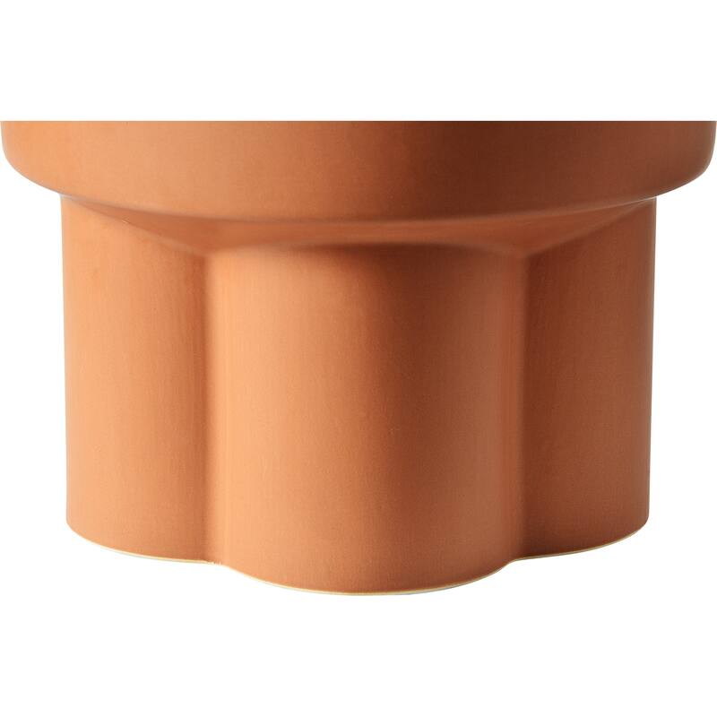 Mayflower Hand-Made Side Table - 14.5" - Orange