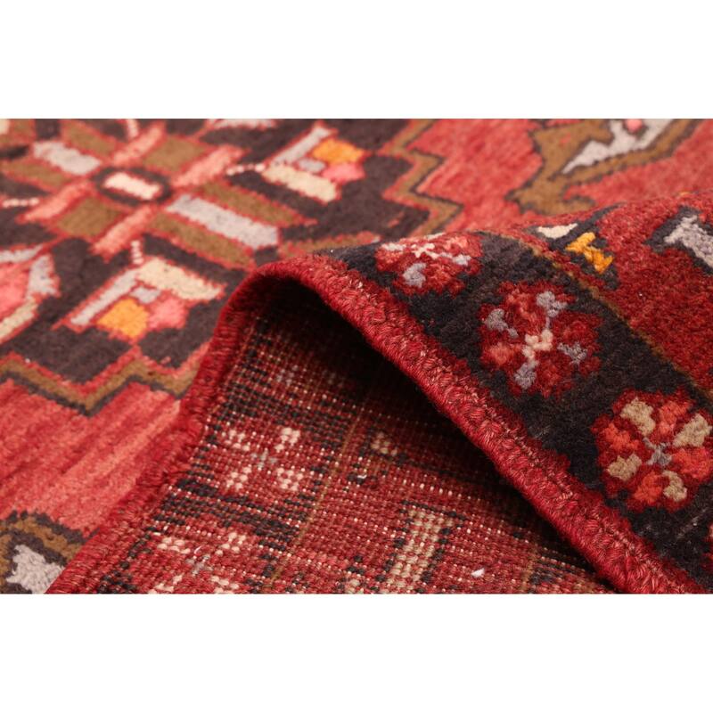 ECARPETGALLERY Hand-knotted Konya Anatolian Red Wool Rug - 3'11 x 13'3