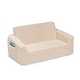 preview thumbnail 9 of 9, Cozee Flip-Out Sherpa 2-in-1 Convertible Chair to Lounger for Kids Cream