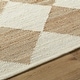 preview thumbnail 15 of 19, Wilfredo Transitional Checkered Jute Area Rug