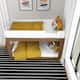 Max and Lily Mid-Century Modern Twin over Twin Low Bunk Bed