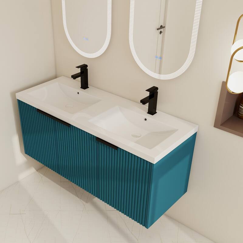 BNK 36''/48'' Single Bathroom Vanity With Sink, Floating Bathroom Vanity with Soft Close Door