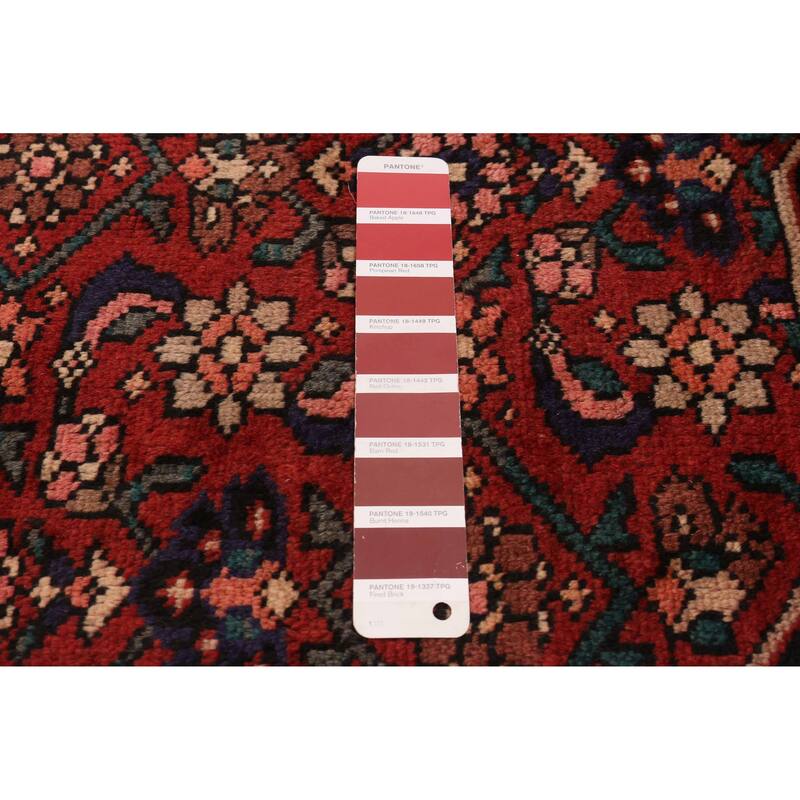 ECARPETGALLERY Hand-knotted Konya Red Wool Rug - 4'5 x 7'3