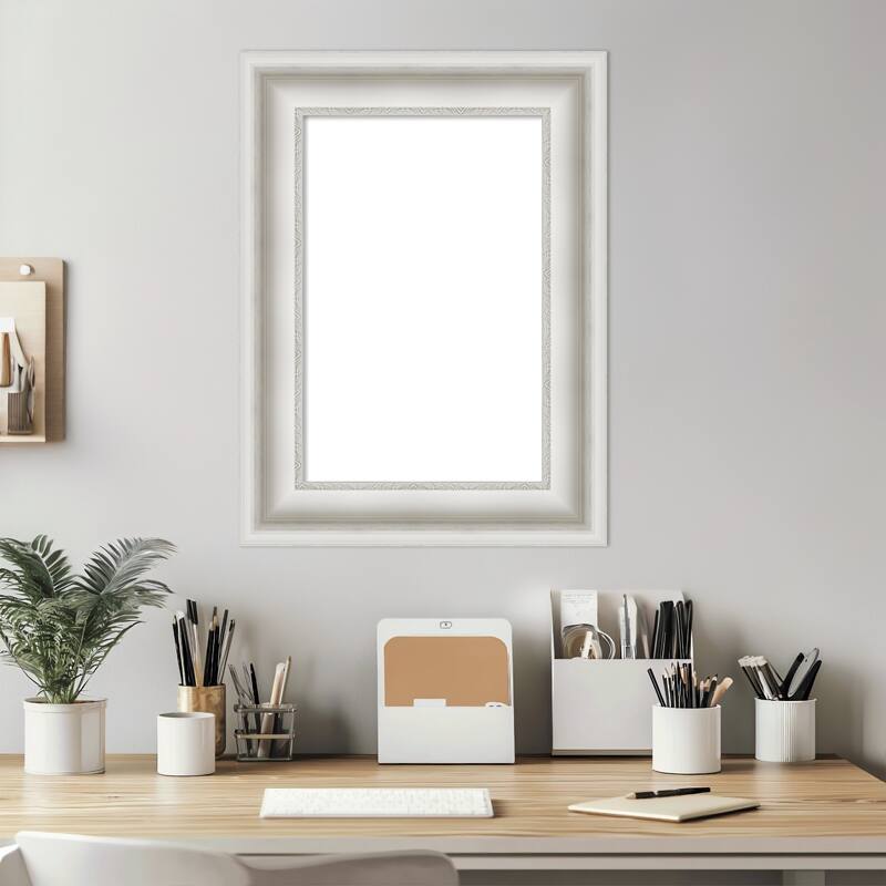 Amanti Art Parlor Black Framed Dry Erase Magnetic Board
